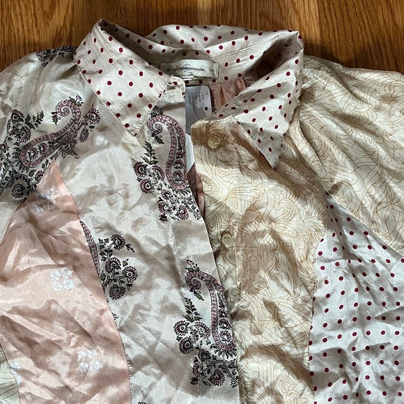 NWT Free People Mes DEMOISELLES Paquerette Dress Size 42 / US 6 100% Silk $590 - Picture 9 of 12